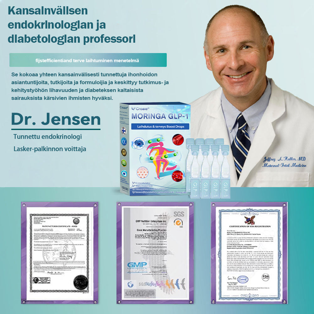 Mayo Clinicin suosittelema | Virallinen verkkokauppa | CROAIE® GLP-1 Painonpudotukseen tarkoitettu oraaliliuos 👨⚕️Liikalihavuus, sydän- ja verisuonitaudit, diabetes, uniapnea, nivelongelmat ja paljon muuta
