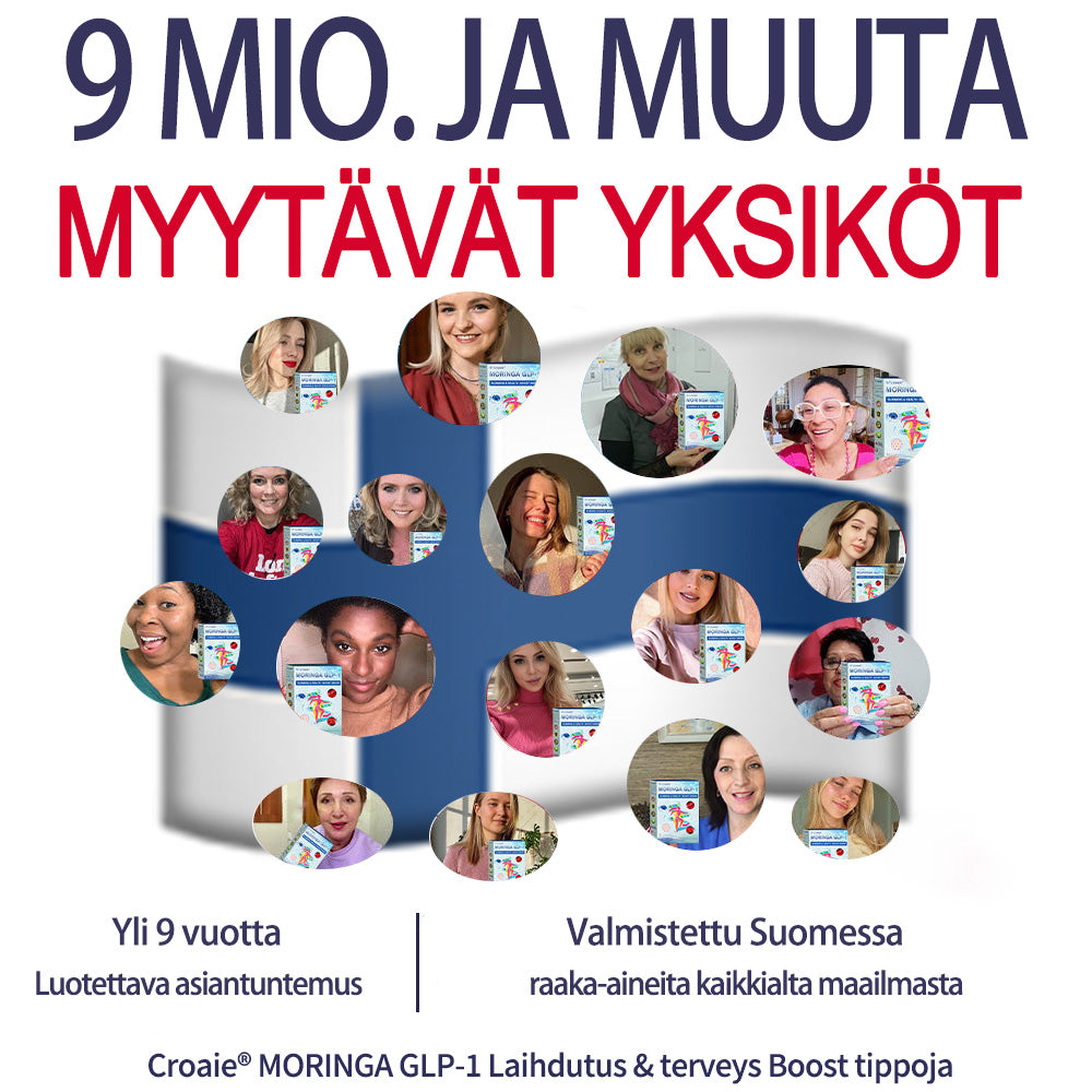 Mayo Clinicin suosittelema | Virallinen verkkokauppa | CROAIE® GLP-1 Painonpudotukseen tarkoitettu oraaliliuos 👨⚕️Liikalihavuus, sydän- ja verisuonitaudit, diabetes, uniapnea, nivelongelmat ja paljon muuta