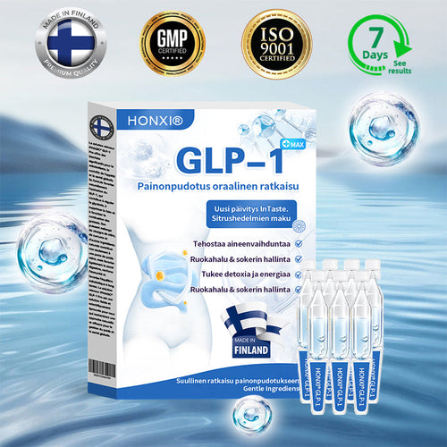 Honxi® ⚡GLP-1 Max Painonpudotus Suun kautta otettava liuos ✅ Yksi annos päivässä — näkyviä tuloksia jo 7 päivässä 👩⚕️ Soveltuu ylipainoon, sydän