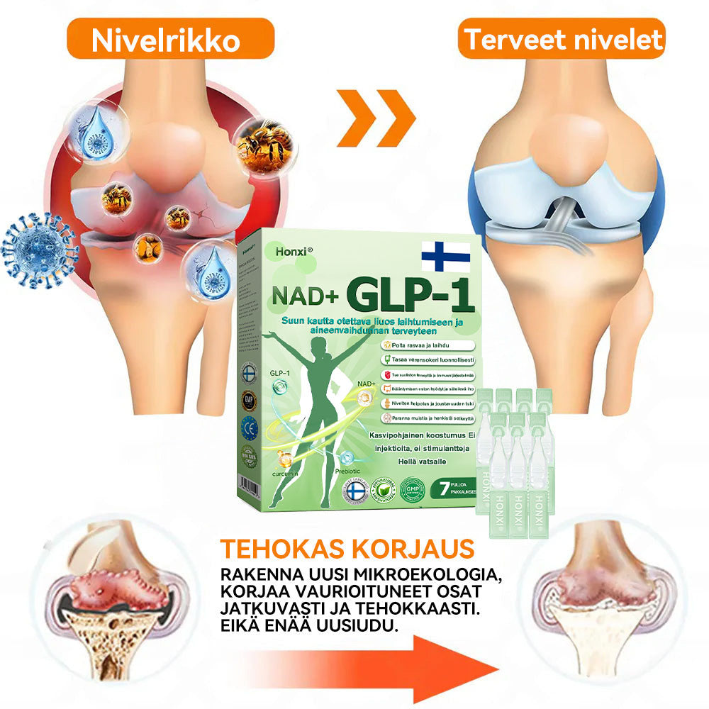 Virallinen Kauppa | HONXI®🍒𝐺𝐿𝑃-𝟏 6-in-1 Terveysratkaisu Suun kautta otettava neste (Vain yksi annos päivässä — näkyviä tuloksia jo 7 päivässä) ✅ Lihavuuteen, sydän- ja verisuoniterveyteen, diabetekseen, uniapneaan, nivelongelmiin ja muuhun