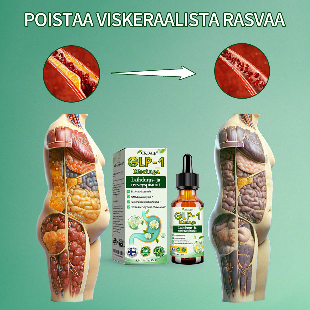 Croaie® GLP-1 Laihdutus- ja Terveysvahvistustipat 🏆🏆 (Elintarvikelaatuinen rasvanpolttaja – Kehitetty The Obesity Society -järjestön toimesta)