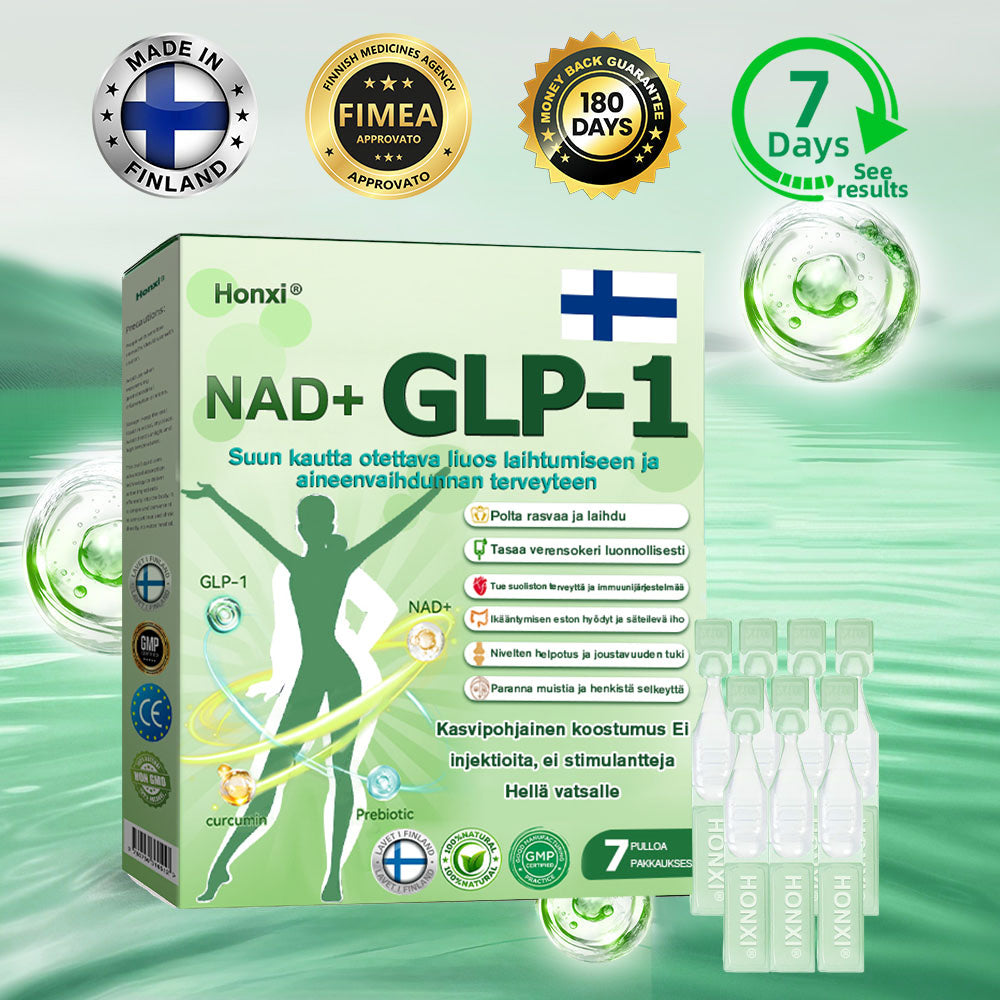 Virallinen Kauppa | HONXI®🍒𝐺𝐿𝑃-𝟏 6-in-1 Terveysratkaisu Suun kautta otettava neste (Vain yksi annos päivässä — näkyviä tuloksia jo 7 päivässä)  ✅ Lihavuuteen, sydän- ja verisuoniterveyteen, diabetekseen, uniapneaan, nivelongelmiin ja muuhun