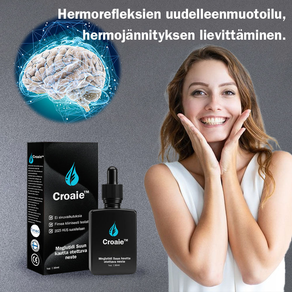 Croaie™ Megutide Oral Solution (elintarvikelaatuinen rasvanpolttotuote, Helsingin yliopiston lääketieteellisen korkeakoulun kehittämä, Fimean suosittelema)