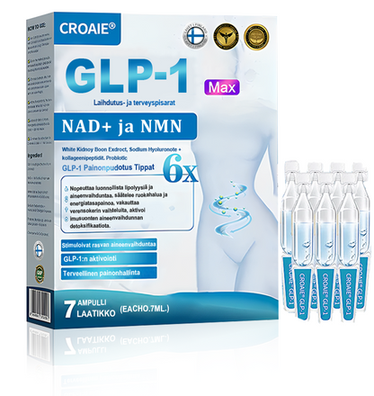 [Virallinen Kauppa] CroAie® GLP-1 & NAD+ Laihdutustipat ✅  Liikalihavuus, Sydän- ja verisuonitaudit, Diabetes, Uniapnea, Nivelongelmat ja paljon muuta