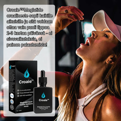 Croaie™ Megutide Oral Solution (elintarvikelaatuinen rasvanpolttotuote, Helsingin yliopiston lääketieteellisen korkeakoulun kehittämä, Fimean suosittelema)
