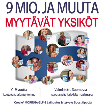 Mayo Clinicin suosittelema | Virallinen verkkokauppa | CROAIE® GLP-1 Painonpudotukseen tarkoitettu oraaliliuos 👨‍⚕️Liikalihavuus, sydän- ja verisuonitaudit, diabetes, uniapnea, nivelongelmat ja paljon muuta