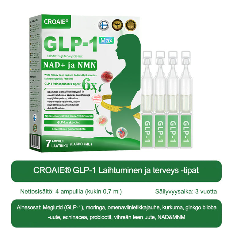 𝐎𝐟𝐟𝐢𝐜𝐢𝐚𝐥 𝐒𝐭𝐨𝐫𝐞 🇫🇮 𝐂𝐑𝐎𝐀𝐈𝐄® 𝐆𝐋𝐏-𝟏 𝐖𝐞𝐢𝐠𝐡𝐭 𝐋𝐨𝐬𝐬 𝐎𝐫𝐚𝐥 𝐒𝐨𝐥𝐮𝐭𝐢𝐨𝐧 – 𝐎𝐛𝐞𝐬𝐢𝐭𝐲, 𝐂𝐚𝐫𝐝𝐢𝐨𝐯𝐚𝐬𝐜𝐮𝐥𝐚𝐫 𝐃𝐢𝐬𝐞𝐚𝐬𝐞, 𝐃𝐢𝐚𝐛𝐞𝐭𝐞𝐬, 𝐒𝐥𝐞𝐞𝐩 𝐀𝐩𝐧𝐞𝐚, 𝐉𝐨𝐢𝐧𝐭 𝐏𝐫𝐨𝐛𝐥𝐞𝐦𝐬 𝐚𝐧𝐝 𝐌𝐨𝐫𝐞 🔥