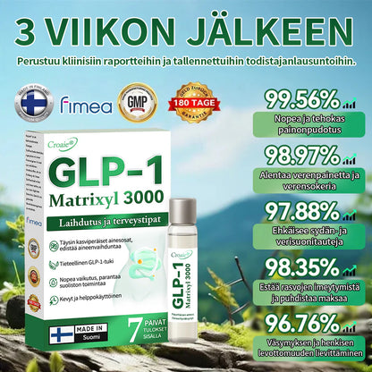 Virallinen kauppa | CROAIE® GLP-1 & Matrixyl 3000 Laihdutus- & Terveystipat (Vain yksi annos päivässä — näkyviä tuloksia vain 7 päivässä)Sopii lihavuuteen, sydän- ja verenkiertoelimistön terveyteen, diabetekseen, uniapneaan, nivelongelmiin ja muuhun 🎉