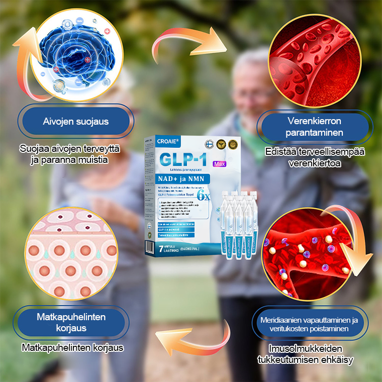 [Virallinen Kauppa] CroAie® GLP-1 & NAD+ Laihdutustipat ✅  Liikalihavuus, Sydän- ja verisuonitaudit, Diabetes, Uniapnea, Nivelongelmat ja paljon muuta